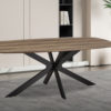 Tafel 'Aziz' 200 cm Deens Ovaal Decor Mango (2c) - Afbeelding 2