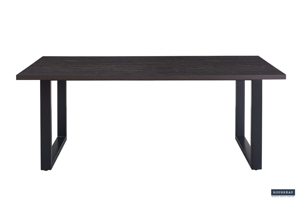 PROMO - Tafel 'Alexander' 200 cm Decor Donkerbruin (2c) - Afbeelding 2
