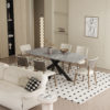 Tafel 'Apollo' 180 cm Deens Ovaal Glanzend Steen Italian Grijs (2c) - Afbeelding 2