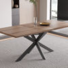 Uitschuifbare tafel 'Kos' 160-200 cm Donkerbruin (2c) - Afbeelding 2