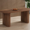 Tafel 'Jean' 200 cm Deens Ovaal Mango hout Lichtbruin (2c) - Afbeelding 2