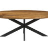 Tafel 'Alexa' 200 cm Ovaal Mango hout (2c) - Afbeelding 2