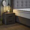 Opbergboxspring Modebedd Antraciet 90x200 - Eenpersoons - Afbeelding 2