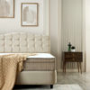 Opbergboxspring Marrakech Velvet Beige 180x200 - Afbeelding 2