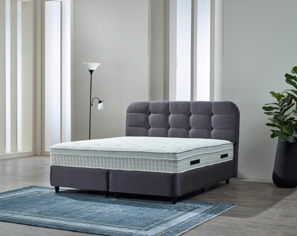 Opbergboxspring Rondo Velvet Antraciet 160x200 - Afbeelding 2