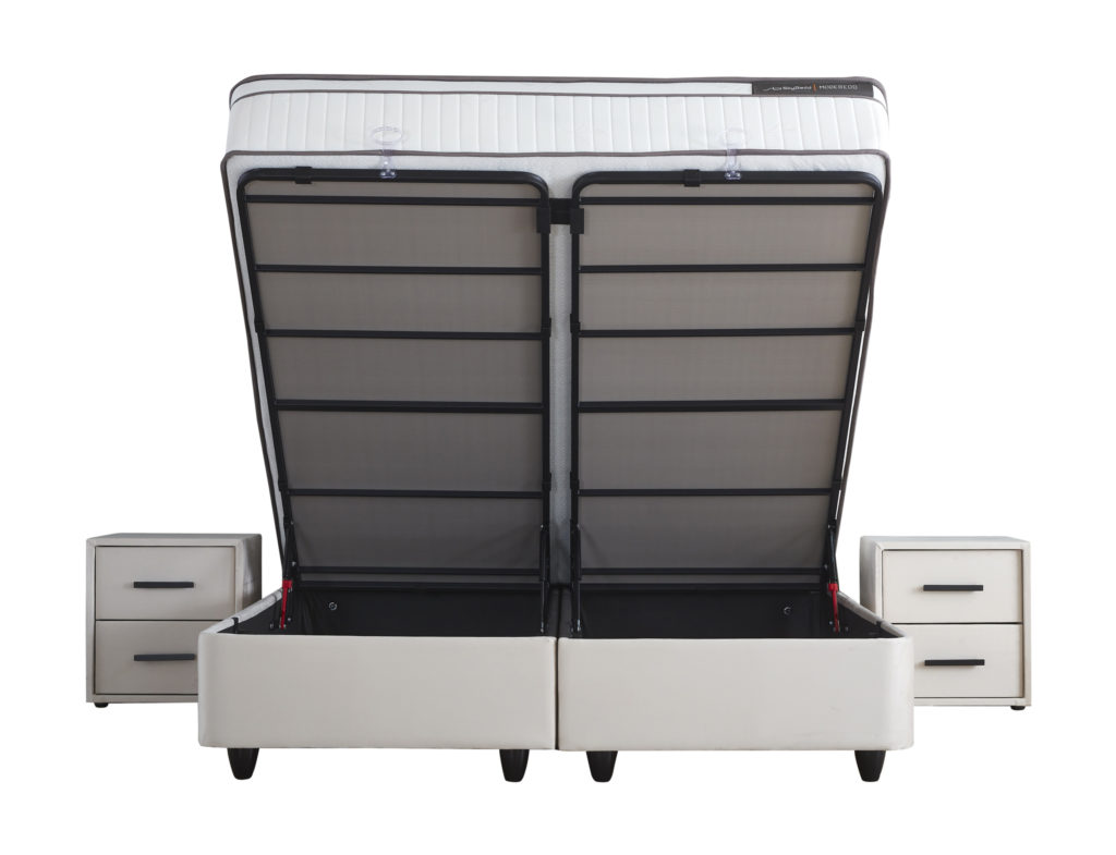 Opbergboxspring Modebedd Beige 180x200 - Afbeelding 11