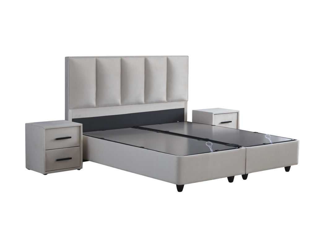 Opbergboxspring Birdybedd Beige 180x200 - Afbeelding 11
