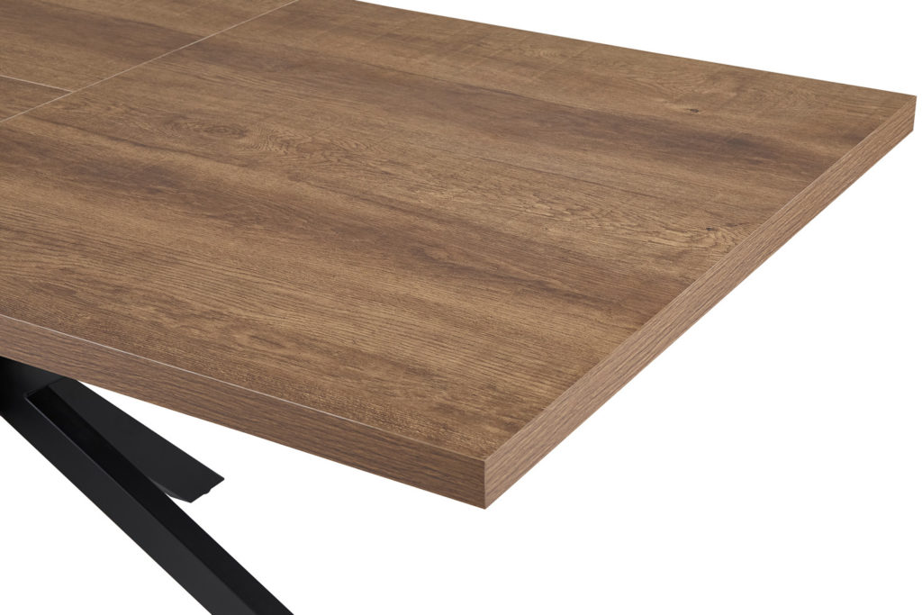 Uitschuifbare tafel 'Kos' 160-200 cm Donkerbruin (2c) - Afbeelding 12
