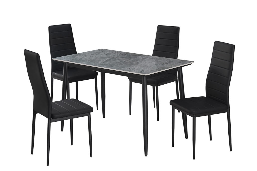 Tafel 'Kenzo' 120 cm Rechthoekig Steen Grijs (2c) - Afbeelding 12