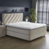Opbergboxspring Shinebedd Beige 160x200 - Afbeelding 3