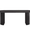 Tafel 'Lagos' 220 cm Ovaal Decor Donkerbruin  (2c) - Afbeelding 3