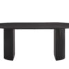 Tafel 'Lagos' 200 cm Ovaal Decor Donkerbruin  (2c) - Afbeelding 3