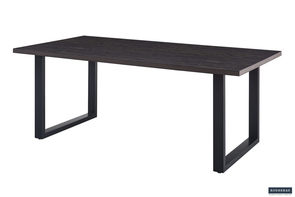 PROMO - Tafel 'Alexander' 200 cm Decor Donkerbruin (2c) - Afbeelding 3