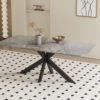 Tafel 'Apollo' 180 cm Deens Ovaal Glanzend Steen Italian Grijs (2c) - Afbeelding 3