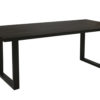 PROMO - Tafel 'Nicola' 180 cm Rechthoekig Mango hout zwart (2c) - Afbeelding 3