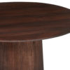 Tafel 'Miguel' 130 cm Rond Mango hout Donkerbruin (2c) - Afbeelding 3