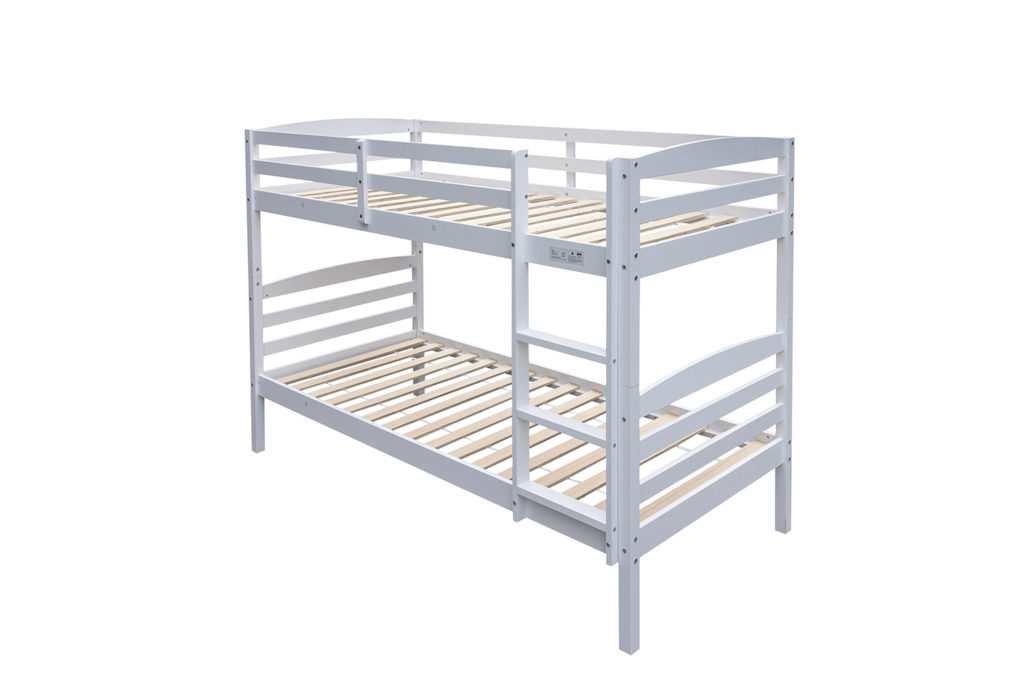 Stapelbed 'Roy' 90x200 Splitsbaar Wit (2c) - Afbeelding 3