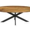 Tafel 'Alexa' 200 cm Ovaal Mango hout (2c) - Afbeelding 3