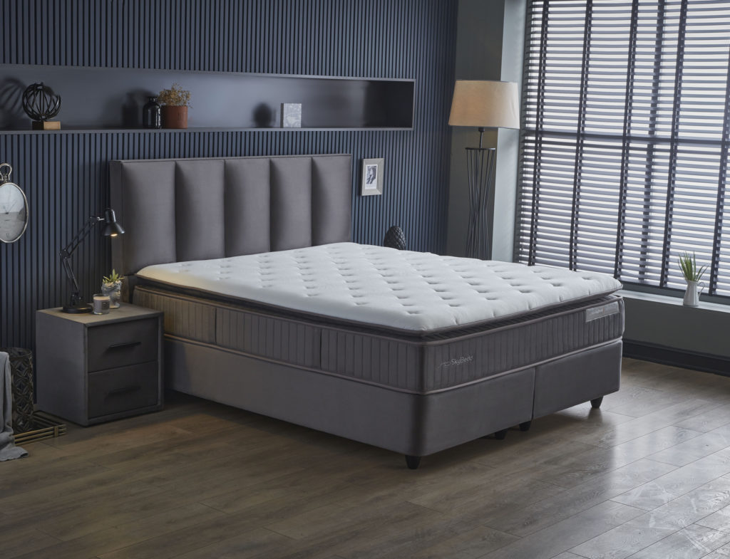 Opbergboxspring Birdybedd Antraciet 140x200 - Afbeelding 3