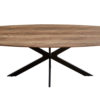 Tafel 'Aziz' 200 cm Deens Ovaal Decor Mango (2c) - Afbeelding 3