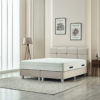 Boxspring Vida Velvet Beige 140x200 - Afbeelding 3