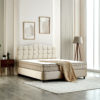 Opbergboxspring Marrakech Velvet Beige 180x200 - Afbeelding 3
