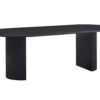 Tafel 'Lagos' 220 cm Ovaal Decor Donkerbruin  (2c) - Afbeelding 4