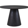 Tafel 'Miklos' 120 cm Rond Decor Donkerbruin  (2c) - Afbeelding 4