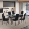 Tafel 'Kenzo' 140 cm Rechthoekig Steen Grijs (2c) - Afbeelding 4