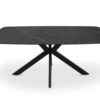 Tafel 'Apollo' 180 cm Deens Ovaal Steen Zwart (2c) - Afbeelding 4