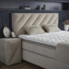 Opbergboxspring Shinebedd Beige 180x200 - Afbeelding 4
