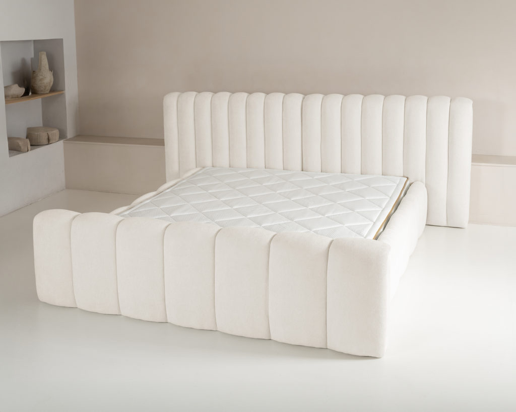 Designbed Adore Chique 180x200 Beige - Met Matras - Afbeelding 4