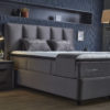 Opbergboxspring Birdybedd Antraciet 140x200 - Afbeelding 4