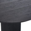 Tafel 'Lagos' 200 cm Ovaal Decor Donkerbruin  (2c) - Afbeelding 5
