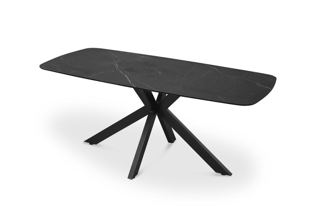 Tafel 'Apollo' 180 cm Deens Ovaal Steen Zwart (2c) - Afbeelding 5