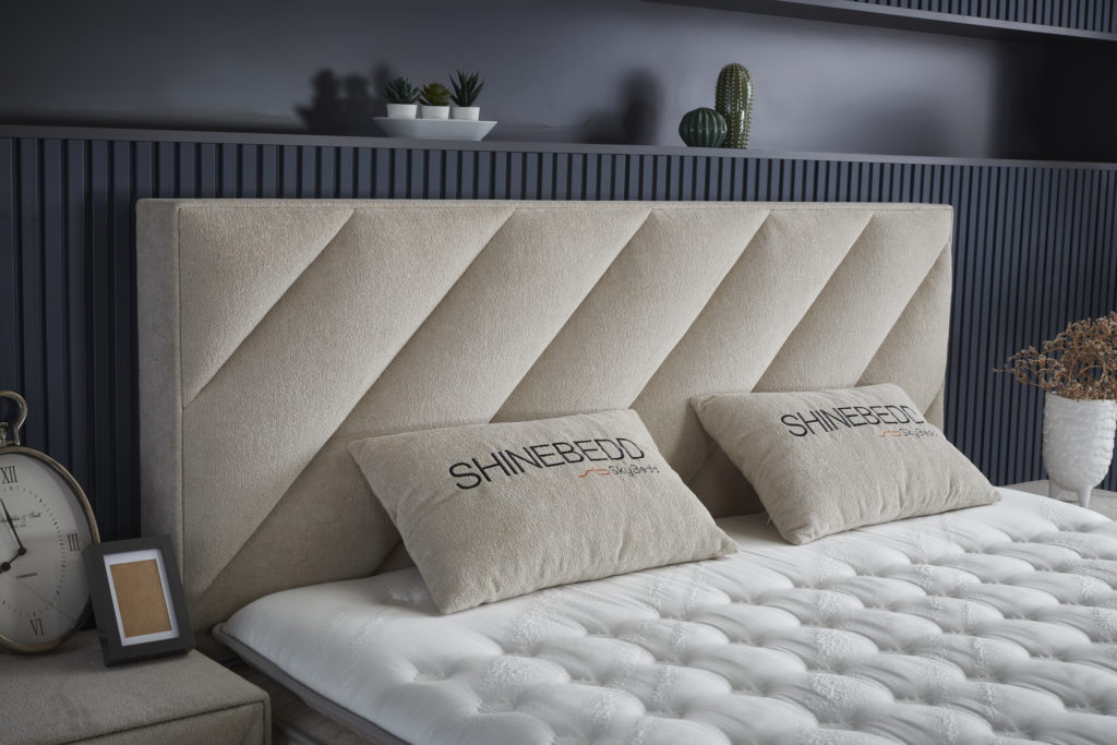 Opbergboxspring Shinebedd Beige 140x200 - Afbeelding 5
