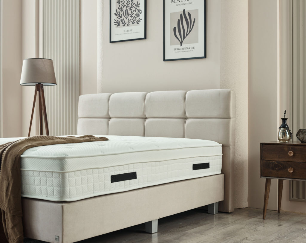 Boxspring Vida Velvet Beige 140x200 - Afbeelding 5