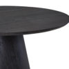 Tafel 'Miklos' 120 cm Rond Decor Donkerbruin  (2c) - Afbeelding 6