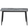 Tafel 'Kenzo' 140 cm Rechthoekig Steen Grijs (2c) - Afbeelding 6