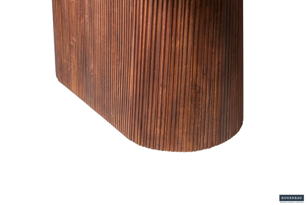 Tafel 'Miguel' 230 cm Ovaal Mango hout Lichtbruin (2c) - Afbeelding 6
