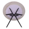Tafel 'Apollo' 110 cm Rond Glanzend Steen Snow Wit (2c) - Afbeelding 6