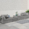 Opbergboxspring Modebedd Antraciet 160x200 - Afbeelding 6