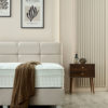 Boxspring Vida Velvet Beige 140x200 - Afbeelding 6