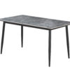 Tafel 'Kenzo' 140 cm Rechthoekig Steen Grijs (2c) - Afbeelding 7