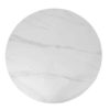 Tafel 'Apollo' 110 cm Rond Glanzend Steen Snow Wit (2c) - Afbeelding 7
