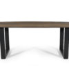 Tafel 'Tommy' 220x100 cm Deens Ovaal U-Poot Mango hout Tabaco (2c) - Afbeelding 7