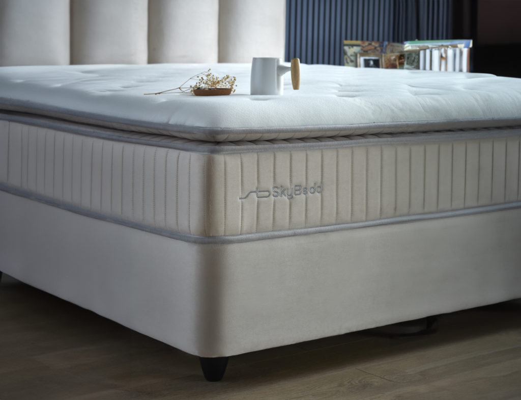 Opbergboxspring Birdybedd Beige 180x200 - Afbeelding 7
