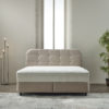 Opbergboxspring Rondo Velvet Antraciet 180x200 - Afbeelding 8