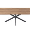 Uitschuifbare tafel 'Kos' 160-200 cm Donkerbruin (2c) - Afbeelding 8