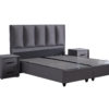 Opbergboxspring Birdybedd Antraciet 160x200 - Afbeelding 9